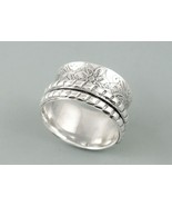 925 Sterling Silver Unique Design Boho Handmade Thumb Ring Band Her Fest Gift - $37.23