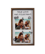 NEW "True Love Has Four Paws" Photo Clip Frame holds two 4 x 6 inch pictures - $11.95