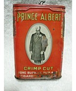 Vintage Collectible PRINCE ALBERT CRIMP CUT Tobacco Tin-Cigarette-Pipe-Farm Home - $16.95