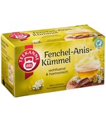 Teekanne Fenchel Anis Kummel  Fennel Aniseed Caraway tea 20 tb-FREE SHIPPING - $8.37