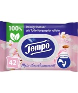 Tempo Soft & Sensitive: Almond milk & Panthenol WET WIPES FREE SHIP - $9.89