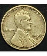  1924-S 1¢ LINCOLN WHEAT CENT COIN, RARE PENNY, LOW MINTAGE, NICE DETAIL... - $79.95