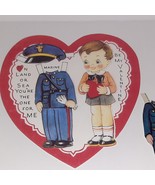 Vtg A-meri-Card Die Cut Valentines Paper Doll Repro w/Original Pieces MA... - $9.90