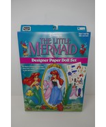 Rose Art 1991 The Little Mermaid Designer Paper Doll Set &amp; Valentines Lo... - $19.99