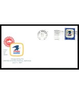 1971 US Cover - Inaugurating the USPS, USPS, TN 377, Tennessee T4 - $2.96