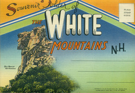 An item in the Collectibles category: SOUVENIR FOLDER OF THE WHITE MOUNTAINS NEW HAMPSHIRE (1945) postcard set