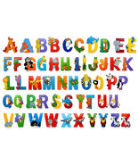 WOODEN JUNGLE ANIMAL ALPHABET LETTERS PERSONALISED BEDROOM WALL DOOR NAME - $3.11