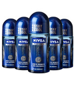 3 x Nivea Men Cool Kick Deodorant Roll On 24 hrs 50 ml / 1.7 fl oz - $34.90