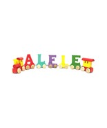 Personalised Letter Train Toy, Christening Gift, Wooden Toy Train, 1st Birthday  - $13.45 - $34.32