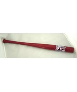 Mini Bat 25th Anniversary Hank Aaron 715 Homerun Red - $14.99