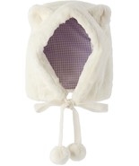 ANNA SUI MINI Baby Off-White Ear Appliqué Hat - $44.00