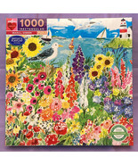 eeBoo jigsaw puzzle Seagull Garden 1000 piece Jennifer Orkin Lewis 2021 - $7.00