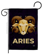 Aries Garden Flag Zodiac 13 X18.5 Double-Sided House Banner - $19.97