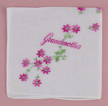 Beautiful Vintage Embroidered Handkerchief for Grandmother  (Inventory L... - $12.00