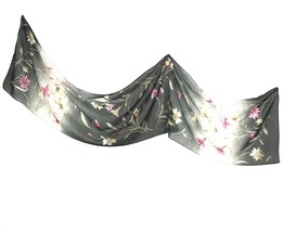 Liz Claiborne Silk Scarf Women Long Shawl, Babushka, Wrapped, Head Scarf... - $62.00