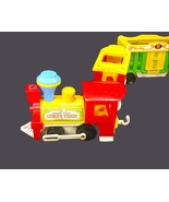 Fisher Price 1970s 991 Circus Train set. Five cars only. Some damage (see below) - $75.00