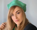 French green beret , crochet beret hat, one size , unisex hat, handmade crochet  - $90.00