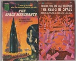 Space Merchants &amp; Reefs of Space by Pohl &amp; Kornbluth/Williamson pb 1sts - $16.00