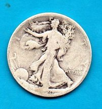 1920 Walking Liberty Half Dollar - Silver - Heavy Wear - $14.00