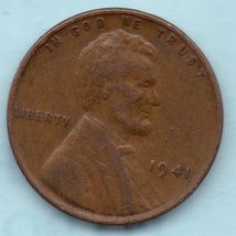 1941 Lincoln Wheat Penny- Circulated About XF - $0.35