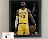 LeBron James Autographed 8x10 inches Framed Photo. Hand Signed With COA - $185.00