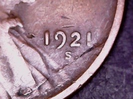 U.S. Wheat Penny Die Crack  - $100.00