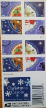 Christmas Carols First Class (USPS) FOREVER STAMPS 20 - $19.95