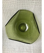 Vintage 1960s Mid Century Modern Anchor Hocking Large Avocado Green Glass Bowl  - $20.00