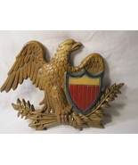 vintage Sexton American Eagle w/ Shield Metal Wall Plaque 7" wide - $18.00