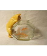 vintage 1970's Avon Bottle: Cat playing with Goldfish in Fishbowl - $15.00