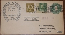 1928 Air Mail Cover- Lindbergh Again Flies the Air Mail - $20.00