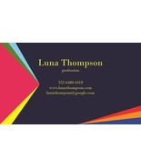 A simple business card.  - $1.75