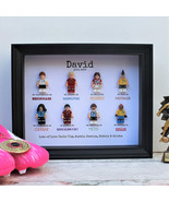 Personalised Minifigure Football Frame - $59.99