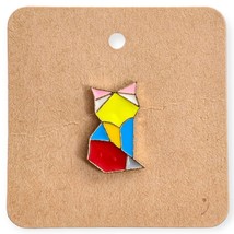 Geometric Fox Silhouette Enamel Pin - $19.90