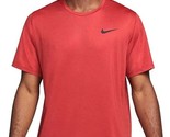 Nike Men&#39;s Pro Dri-Fit Hyperdry Training T-Shirt in Stadium Red Heather-... - $24.97