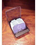 Rolodex Petite S310C Small Card File Organizer, with alphabetic dividers, cards - $9.95