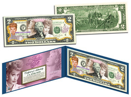 USA $2 Dollar BIll LUCY 100TH BIRTHDAY ANNIVERSARY Legal Tender Movie Star - $18.50