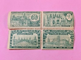 4 Gummed Stamps:Transvaal  &amp; Bulgarie  Exposition Paris 1900 - $67.54