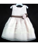 Toddler Easter Dress Dressy Occasion Holiday Wedding Pale Pink Rare Editions 18M - $12.01