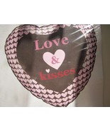 Hallmark Party Express 18" Heart Shaped Love & Kisses Helium Balloon Weight Tie - $12.00