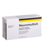 2boxes Neuromultivit 200 tabs Vitamin B1 B6 B12 Nervous System Health AUSTRIA - $93.99