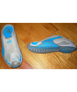 NEW WOMENS PUMA CELL SHOES BLUE GREY SLIDES 8.5 9 mismatch - $70.00