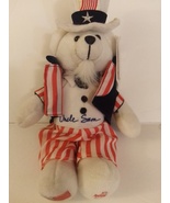 Uncle Sam 11" Bear by USPS With 37 Cent The Star Spangled Banner Stamp MWT - $19.99