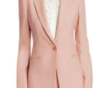 THEORY Womens Blazer Power Jkt 2 Elegant Solid Dusty Pink Size US 0 H100... - $171.25