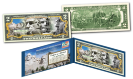 MOUNT RUSHMORE NATIONAL MEMORIAL MOUMENT Legal Tender U.S. $2 TWO-DOLLAR... - $18.65