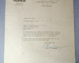 1921 Lorillard Tobacco Letterhead letter - $21.73