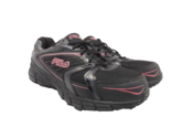 FILA Women&#39;s Memory Reckoning 8 Steel Toe Work Sneaker Black/Pink Size 9M - $35.62