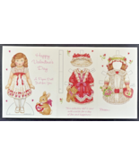 Vintage Current Inc. Valentine's Day Paper Doll Set NEW SKU B8 - $6.99