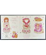 Vintage Current Inc. Valentine's Day Paper Doll Set NEW SKU B8 - $6.99