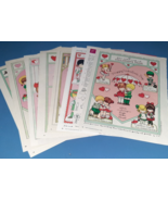 Joan Walsh Anglund Magazine Childrens Page Lot Valentines Day Paper Doll... - $18.32